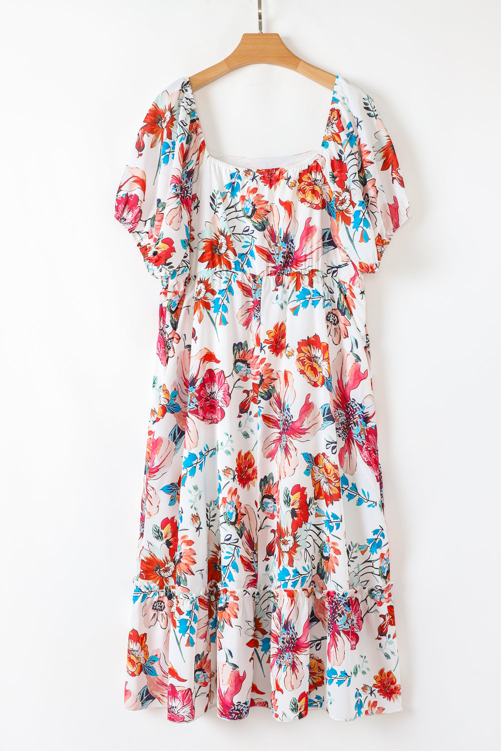 Natalia Flowy Midi PLUS Dress-4
