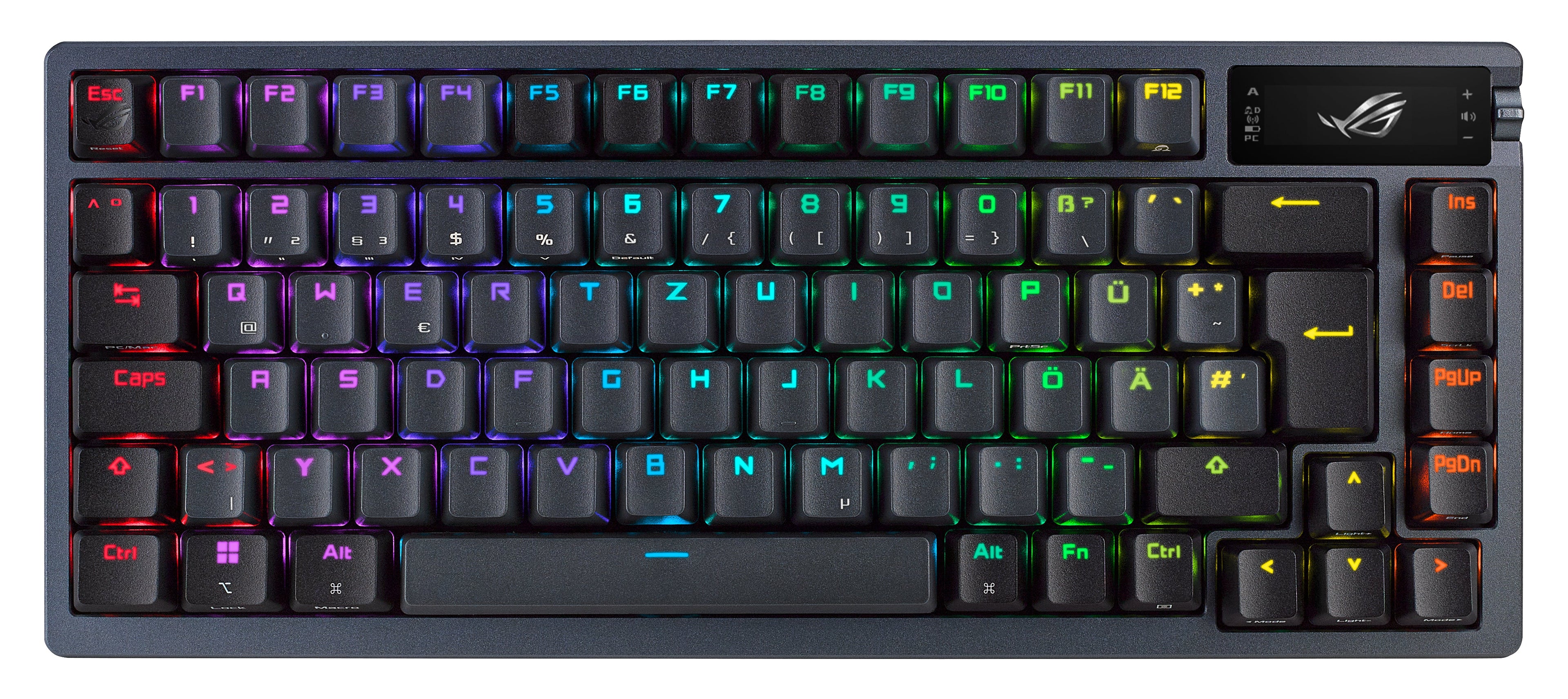 ASUS ROG AZOTH keyboard Gaming USB + RF Wireless + Bluetooth Black-0