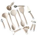 Home Burchette 20 Piece Nylon Kitchen Gadget & Tool Set in Taupe