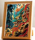 Japanese Dragon Cloisonne Art Kit F07AM3-19-1-0
