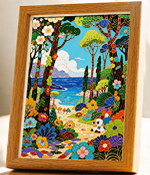 Coastal Promenade Cloisonne Art Kit F07AM3-19-7-0