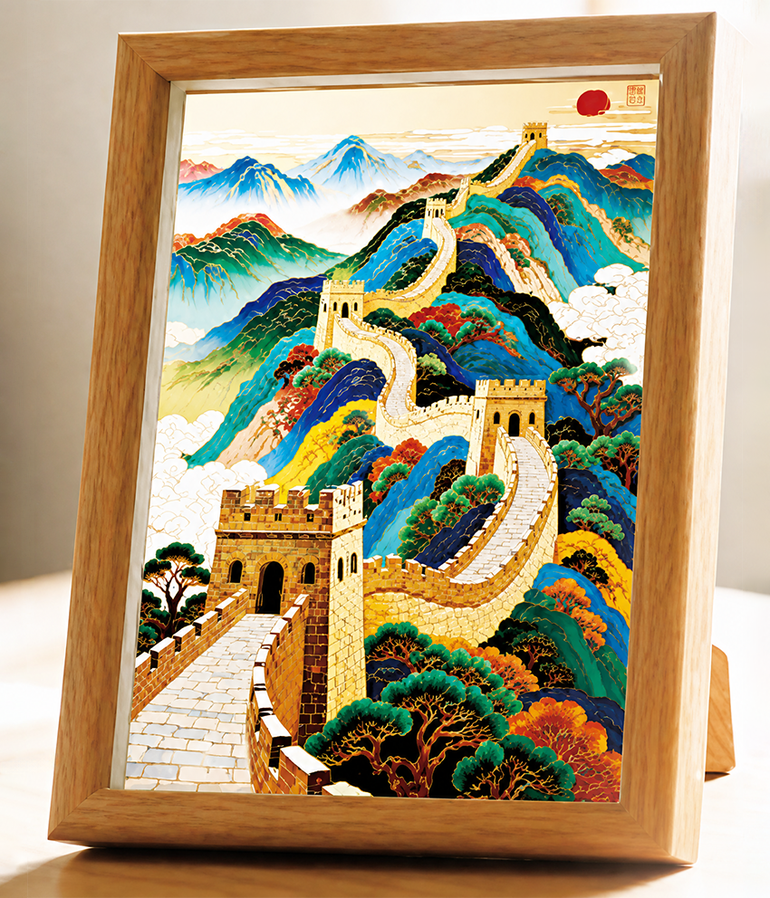 The Great Wall of China Cloisonne Art Kit F07AM3-19-8-0