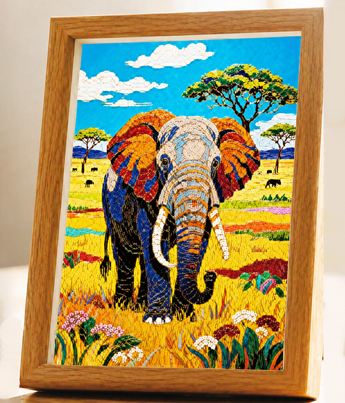 Elephant Cloisonne Art Kit F07AM3-19-9-0