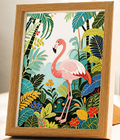 Pink Flamingo Cloisonne Art Kit F07AM3-19-10-0