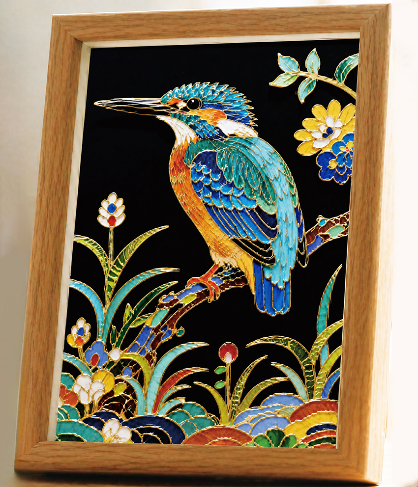 Kingfisher Cloisonne Art Kit F07AM3-19-15-0
