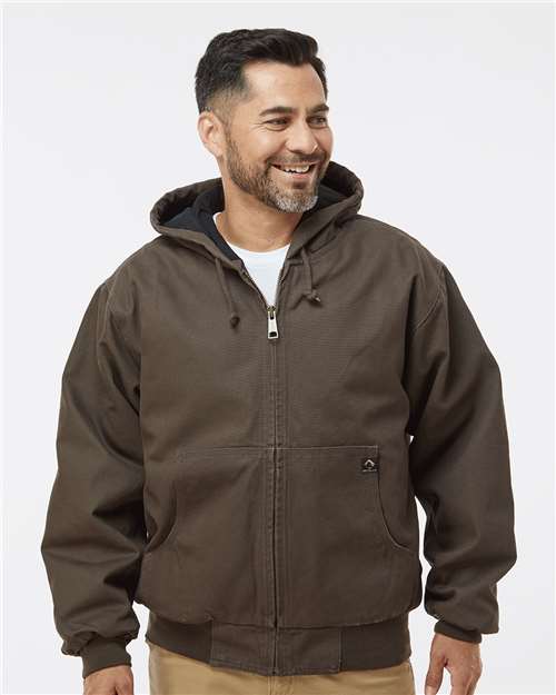 DRI DUCK 5020 Men's Cheyenne Boulder Cloth™ Hooded Jacket with Tricot Quilt Lining