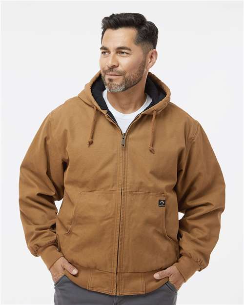 DRI DUCK 5020 Men's Cheyenne Boulder Cloth™ Hooded Jacket with Tricot Quilt Lining