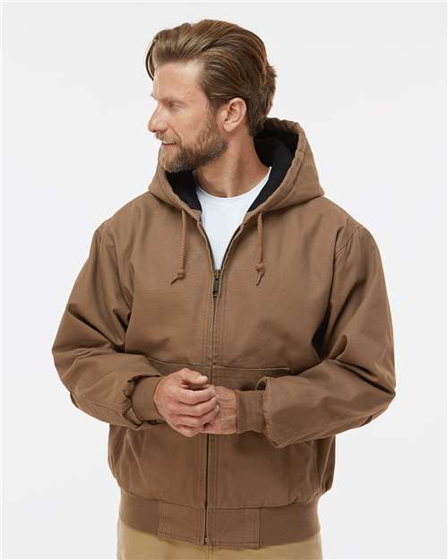 DRI DUCK 5020 Men's Cheyenne Boulder Cloth™ Hooded Jacket with Tricot Quilt Lining