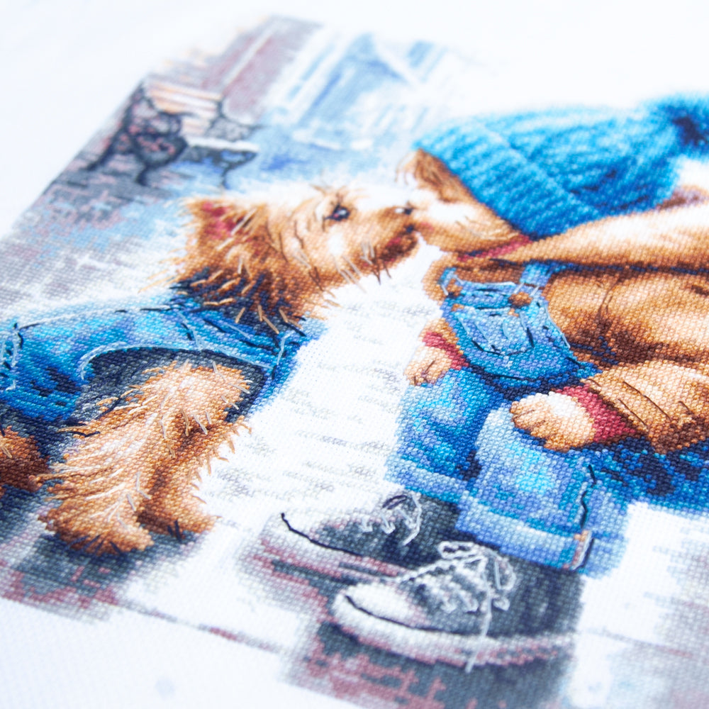 First Friend 70-51 Counted Cross-Stitch Kit-2