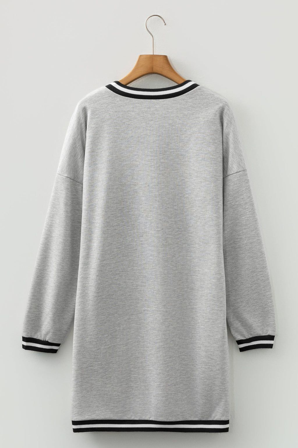 Alessandra Shirt Dress Long Sleeve Top-4