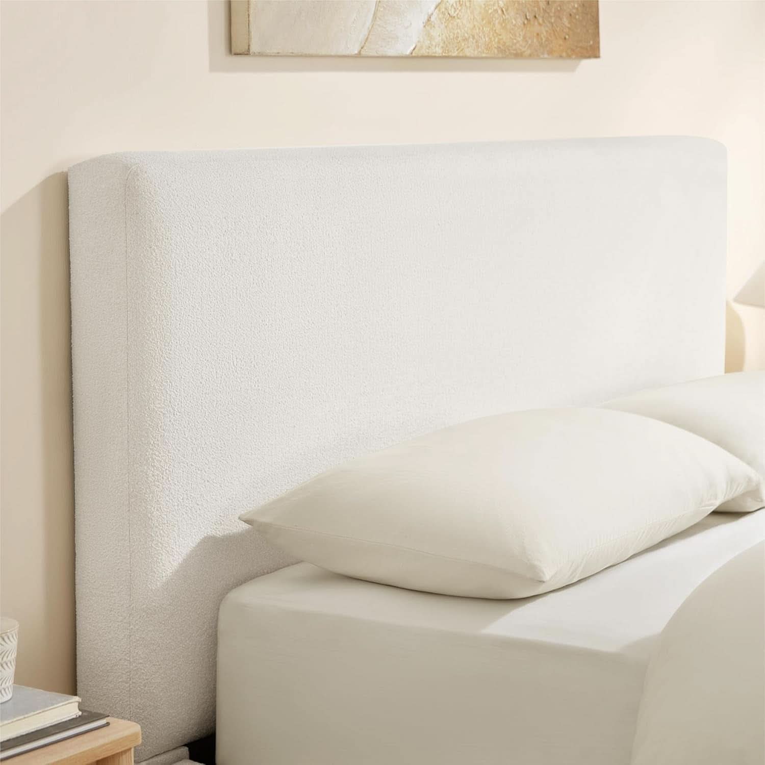 Queen Size Luxurious Upholstered Platform Bed Frame-4