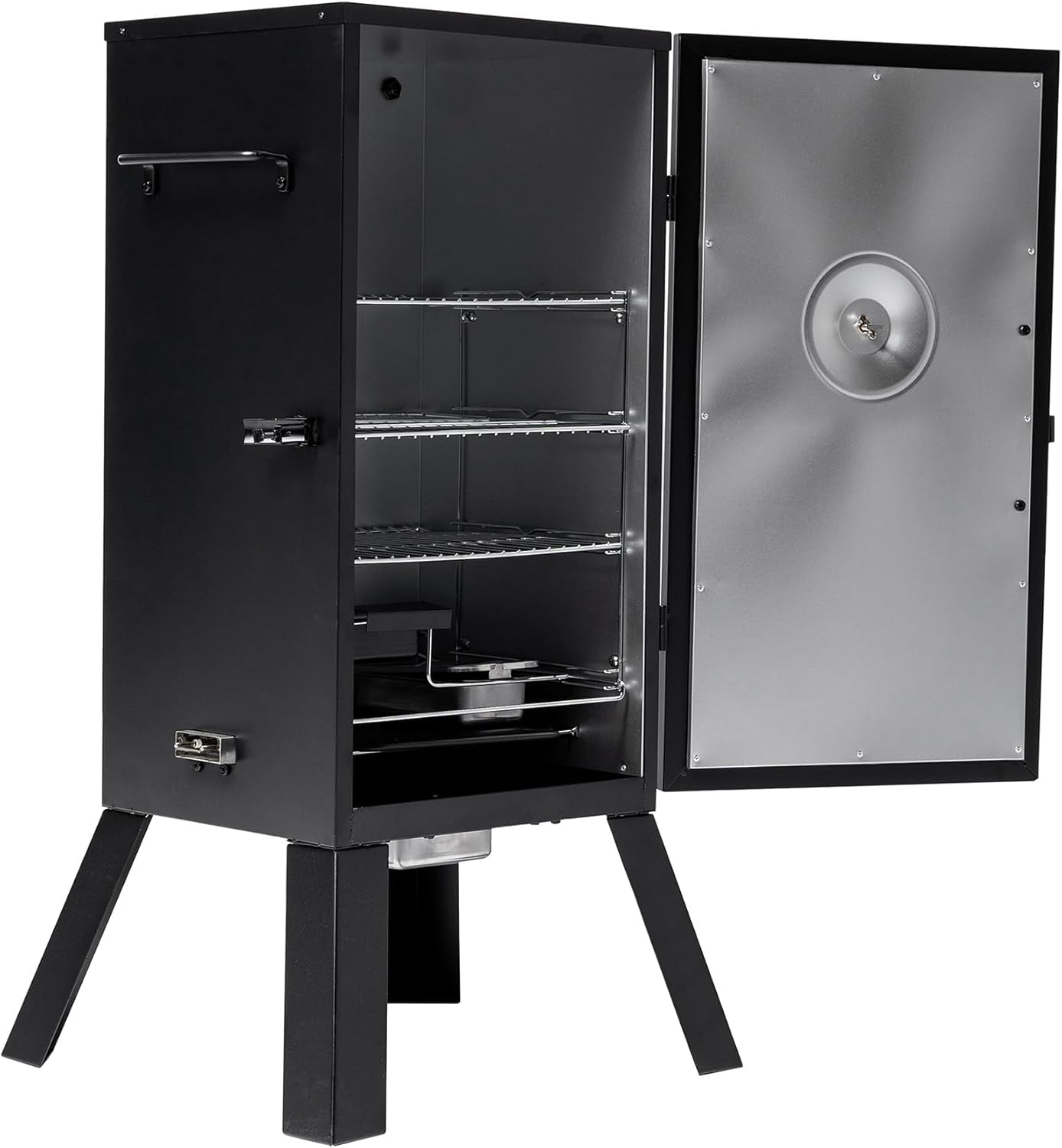 30 Inch Electric Vertical Smoker Analog Temperature-1