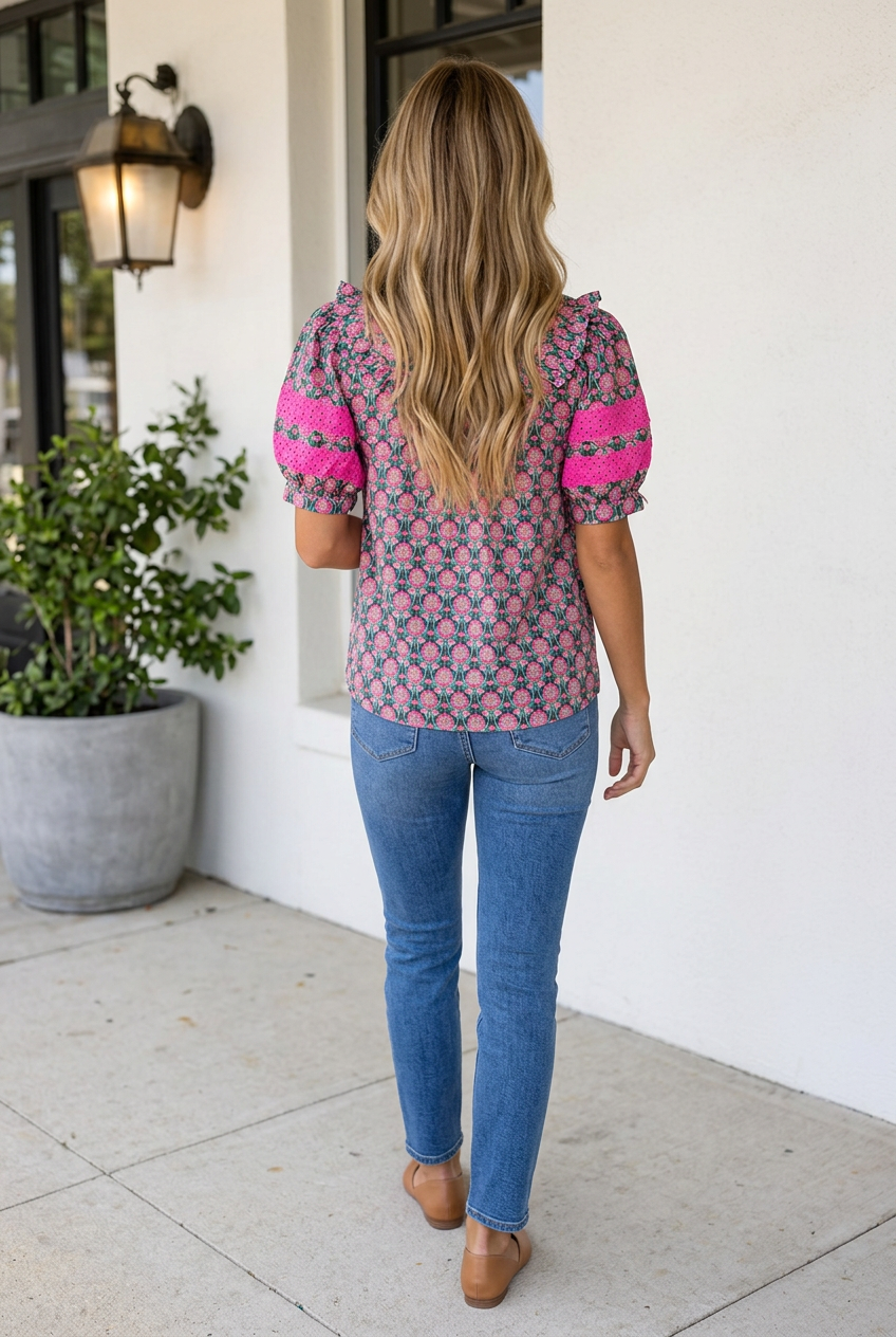 Caylee Puff Sleeve Top-1