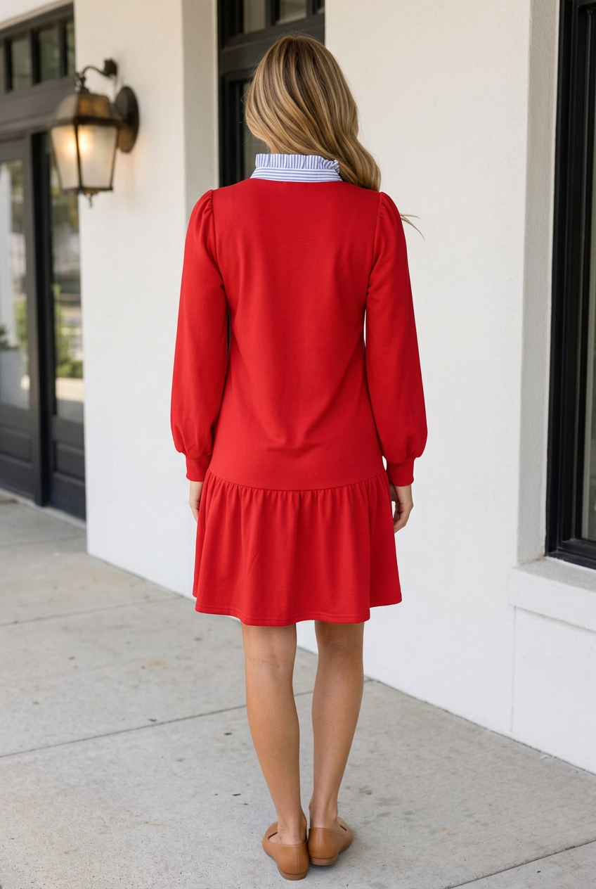 Kristen Hem Mini Dress-1
