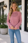 Harmoni Sleeve Hooded Sweater-0