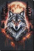 Main Bead Embroidery Kit - Alpha Wolf AB-981-0