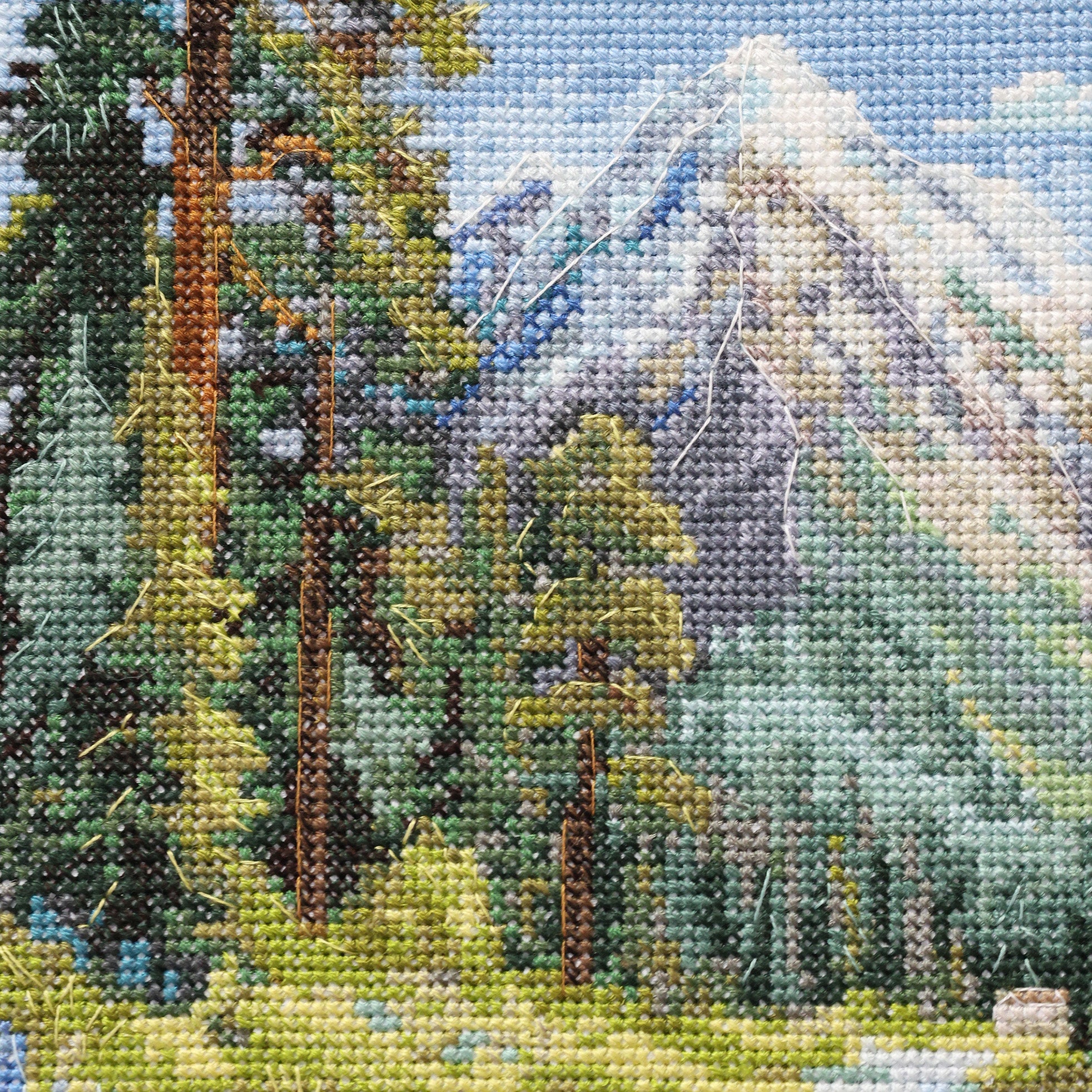 Cross-stitch kit - Faraway mountains AH-334-4
