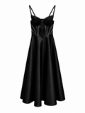 Elegant Waist Cinching Maxi Dress