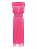 Radiant Tassel Maxi Dress