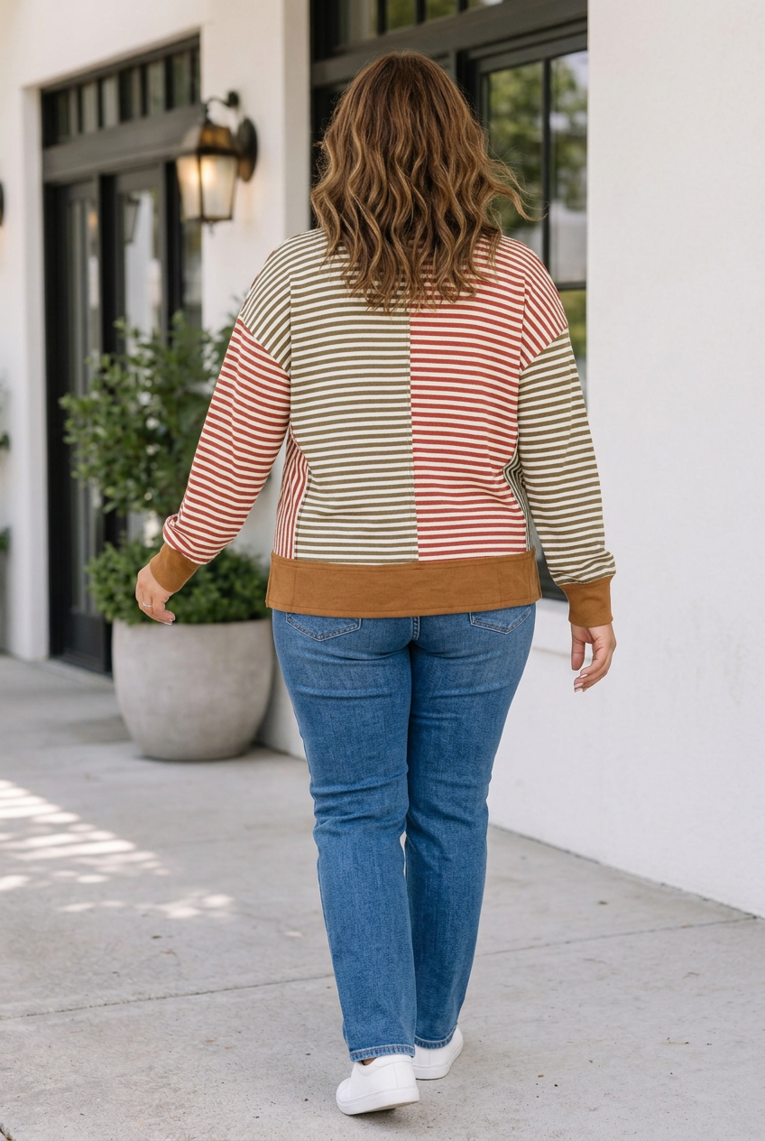 Carmen Long Sleeve Blouse Long Sleeve PLUS Top-1
