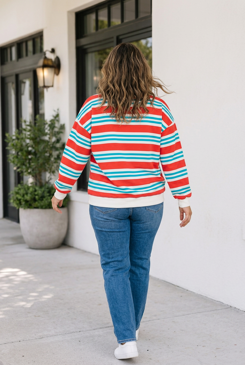 Autumn Long Sleeve Tunic PLUS Sweatshirt-1