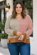 Carmen Long Sleeve Blouse Long Sleeve PLUS Top-0