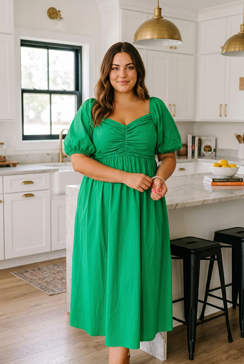 Stormi Sleeve Long PLUS Dress-0