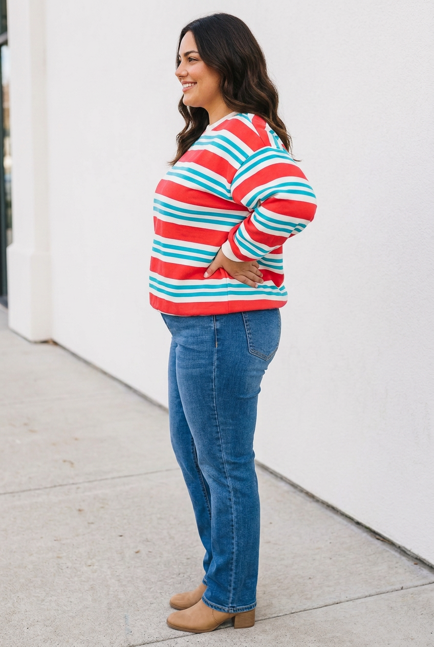 Autumn Long Sleeve Tunic PLUS Sweatshirt-2