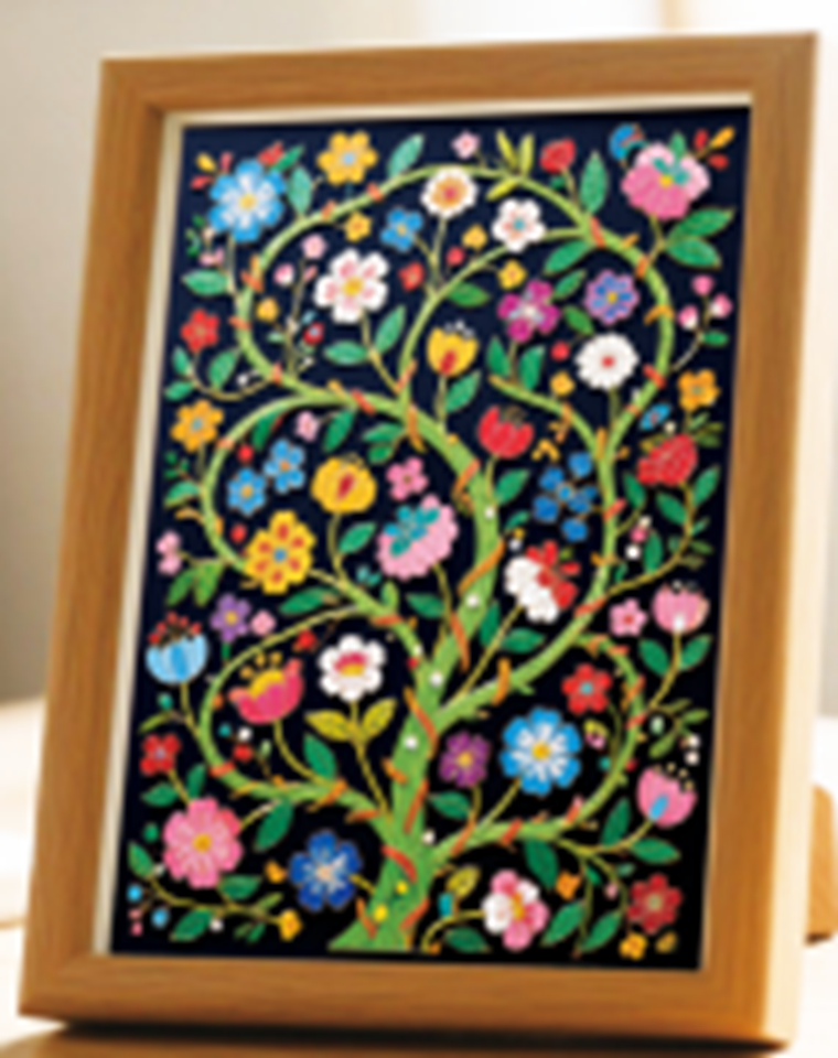 Tree of Life Cloisonne Art Kit F07AM3-19-4-3