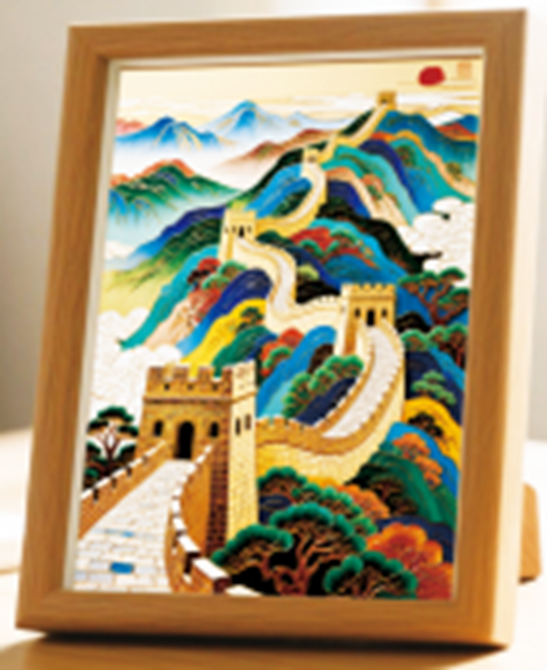 The Great Wall of China Cloisonne Art Kit F07AM3-19-8-3