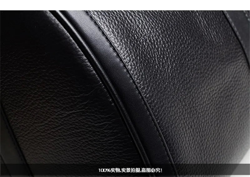 Genuine Leather Travel Duffle Bag
