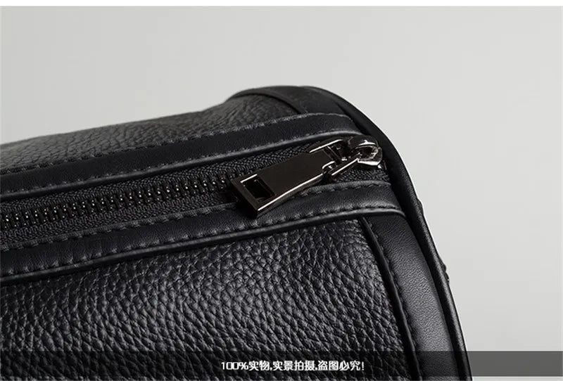 Genuine Leather Travel Duffle Bag