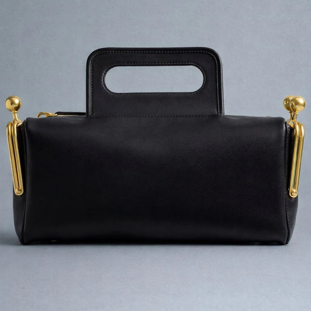Women's PU Shoulder Handbag with Chain Detail