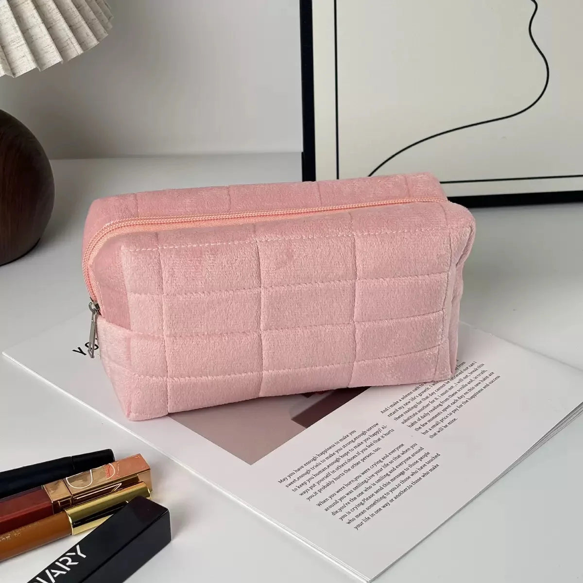Makeup Brush Set with Storage Bag – Mini Travel-Friendly Professional Brushes