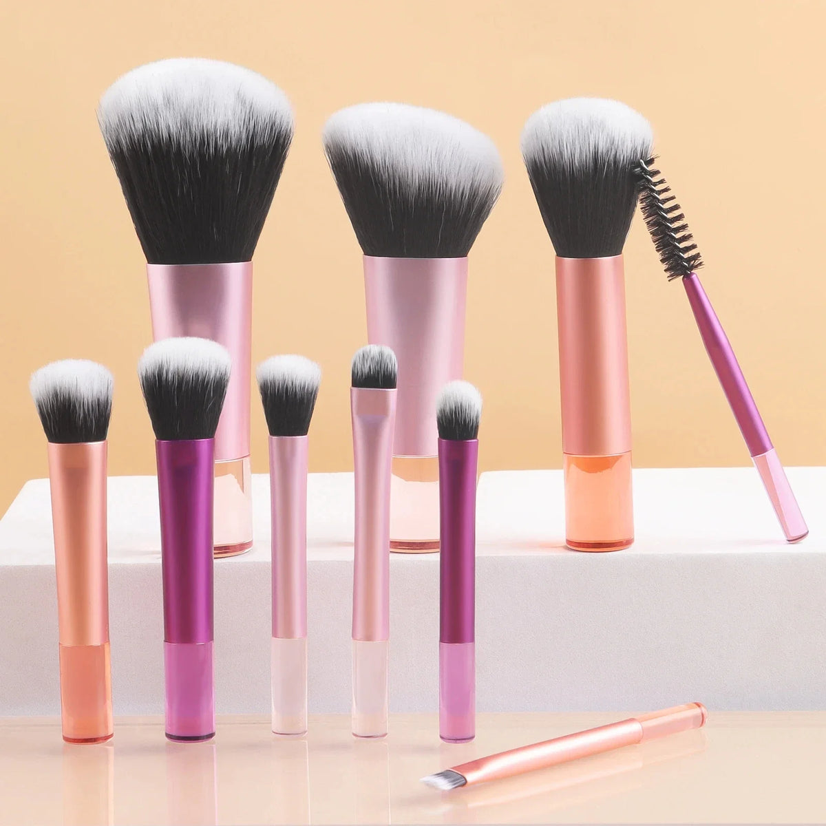 Makeup Brush Set with Storage Bag – Mini Travel-Friendly Professional Brushes
