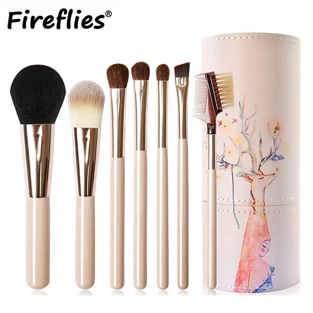 Makeup Brush Set with Storage Bag – Mini Travel-Friendly Professional Brushes