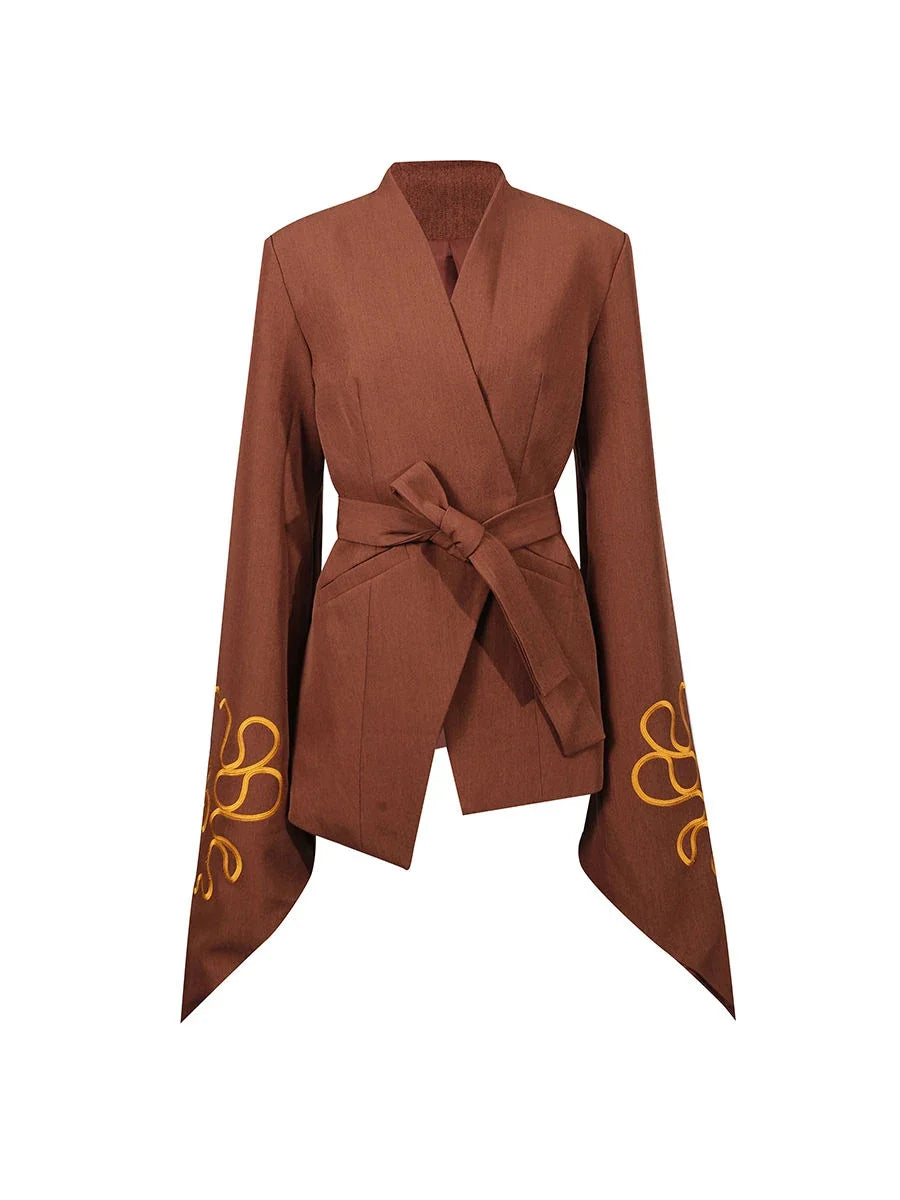 Audacious Embroidered Oversized Blazer