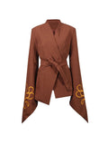 Audacious Embroidered Oversized Blazer