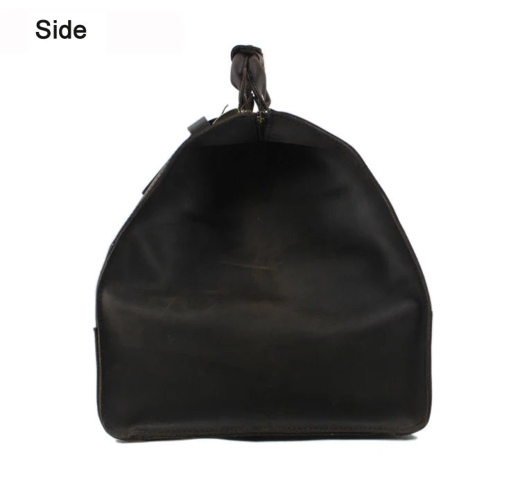 Genuine Leather Travel Duffle Bag