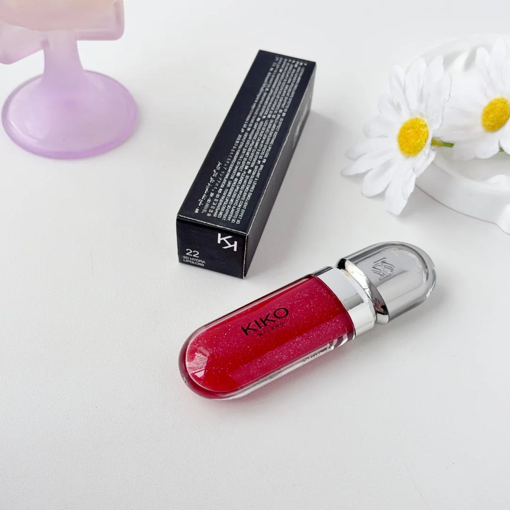 KIKO Milano 3D Hydra Lip Gloss – High Shine, Hydrating & Plumping Lip Gloss