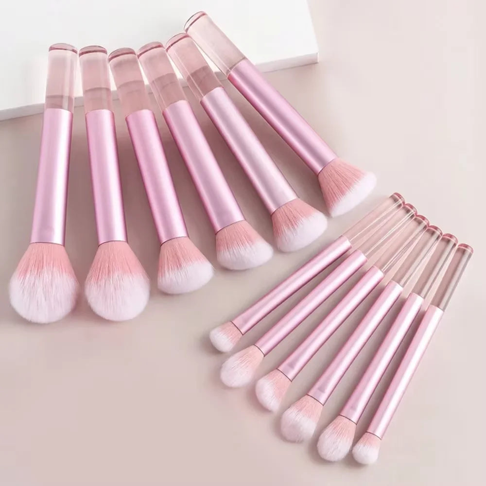 Makeup Brush Set with Storage Bag – Mini Travel-Friendly Professional Brushes