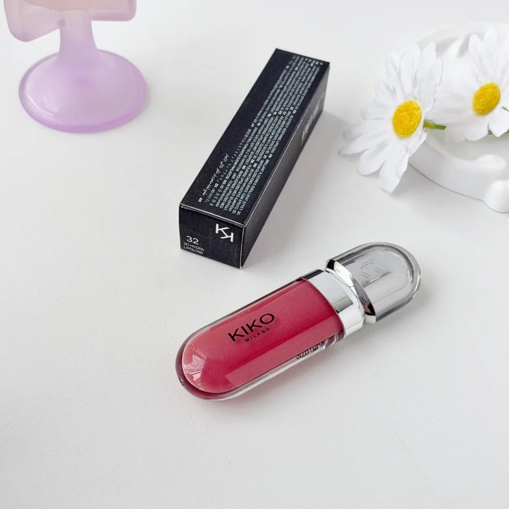 KIKO Milano 3D Hydra Lip Gloss – High Shine, Hydrating & Plumping Lip Gloss