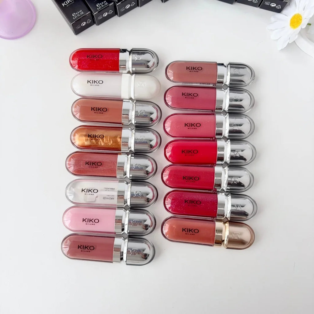 KIKO Milano 3D Hydra Lip Gloss – High Shine, Hydrating & Plumping Lip Gloss