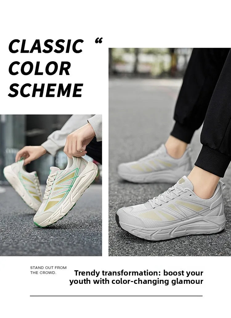 Men's 4E Extra Wide Sports Shoes | Breathable Lace-Up Casual Sneakers | EU 36–47