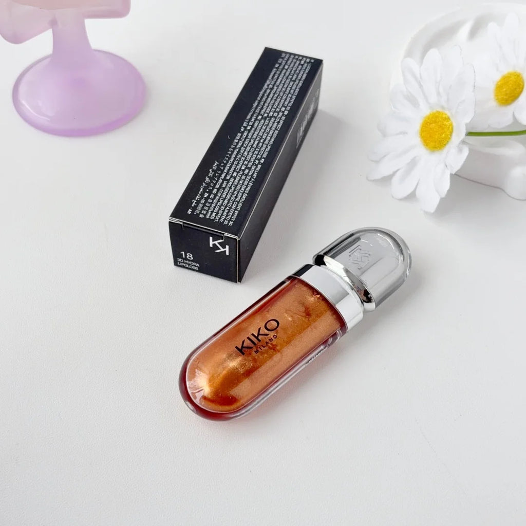 KIKO Milano 3D Hydra Lip Gloss – High Shine, Hydrating & Plumping Lip Gloss