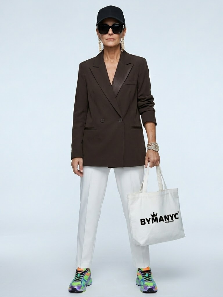WOMEN'S BLAZER Brown Tweed HUDSON - BYMANYC ® New York-0