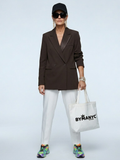WOMEN'S BLAZER Brown Tweed HUDSON - BYMANYC ® New York-0