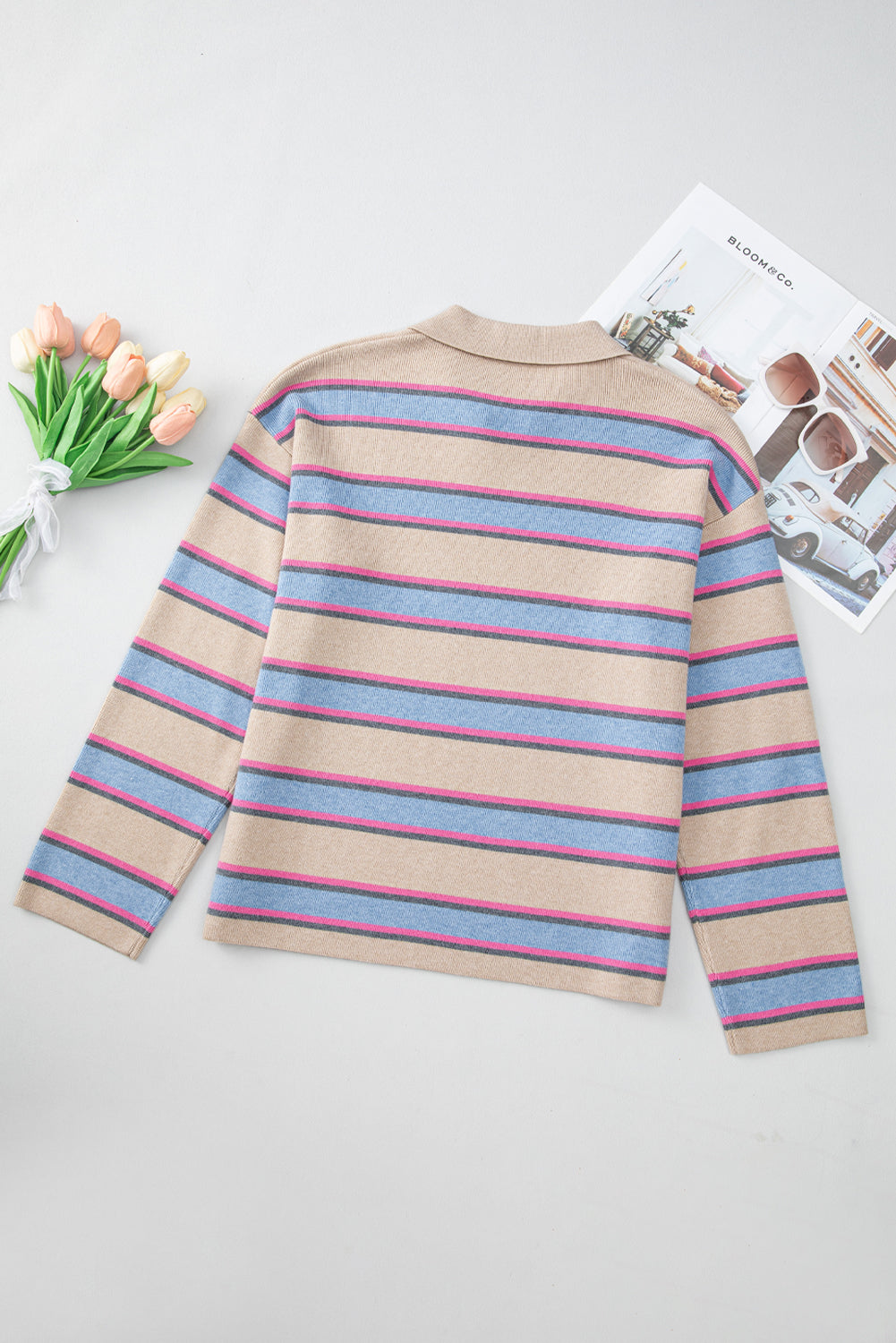 Carley Shoulder Loose Sweater-4