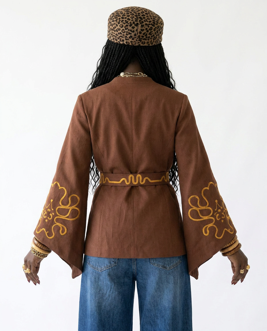 Audacious Embroidered Oversized Blazer